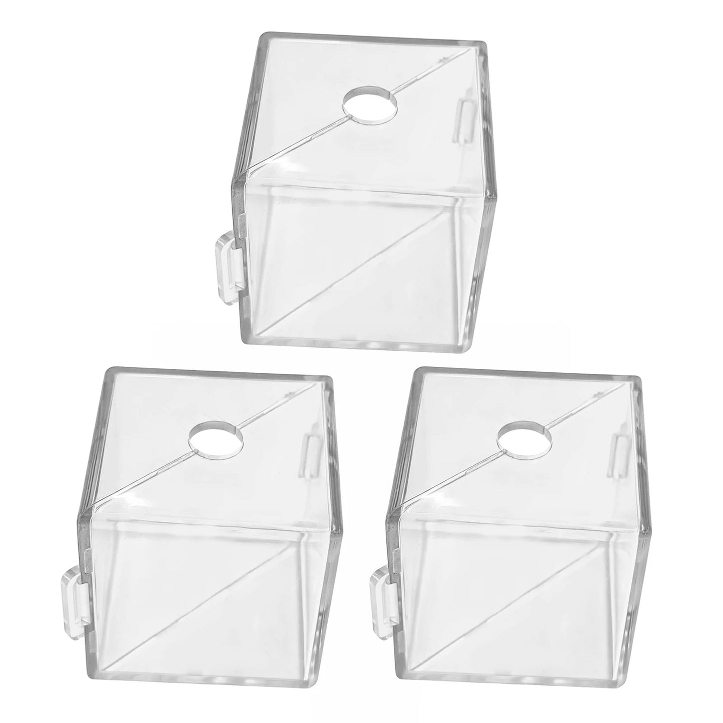 Mini Cube Fruit Shaping Mould for Growing Unique Reusable Grow Sculpture Mini Transparent Plastic Mould for Home Garden Balcony Peaceful Pleasures Health and Wellness 3pcs Cube