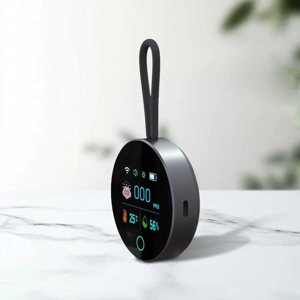3-in-1 Carbon Monoxide Detector – CO, Temp & Humidity Monitor Peaceful Pleasures Health and Wellness
