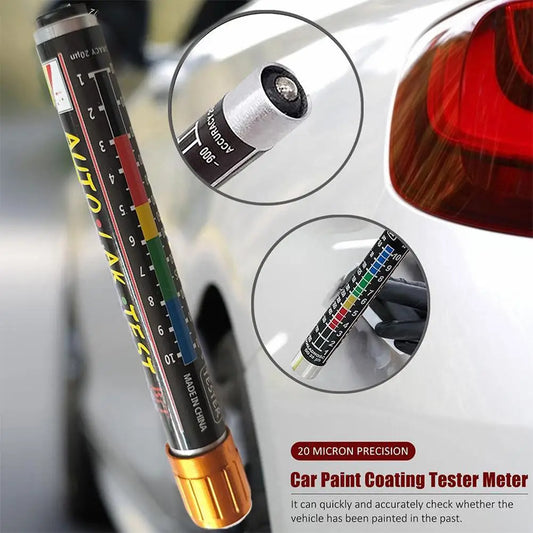Car Paint Test Thickness Tester Meter Gauge Auto Paint Cars Paint Crash Check Test Paints Tester With Magnetic Tip Scale Gauge Peaceful Pleasures Health and Wellness