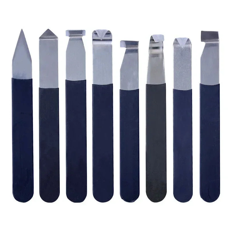 Stainless Steel Clay Carving Tool Set – 4 or 8 Pieces