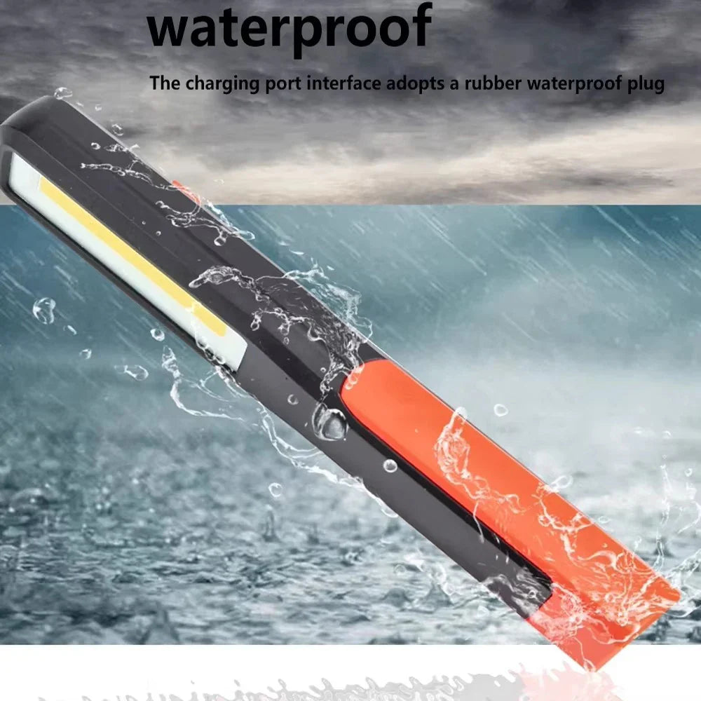 COB LED Magnetic Work Light | USB Rechargeable Torch & Lantern