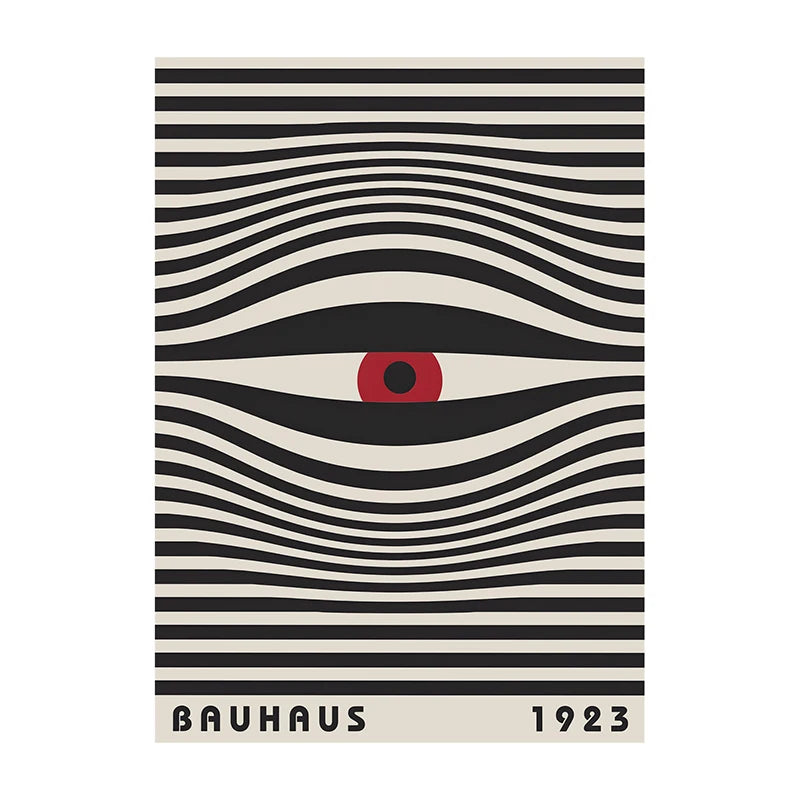Bauhaus Exhibition Poster Chair Canvas Painting Bauhaus Print Wall Art Picture for Living Room Cuadros Home Decoratio Peaceful Pleasures Health and Wellness