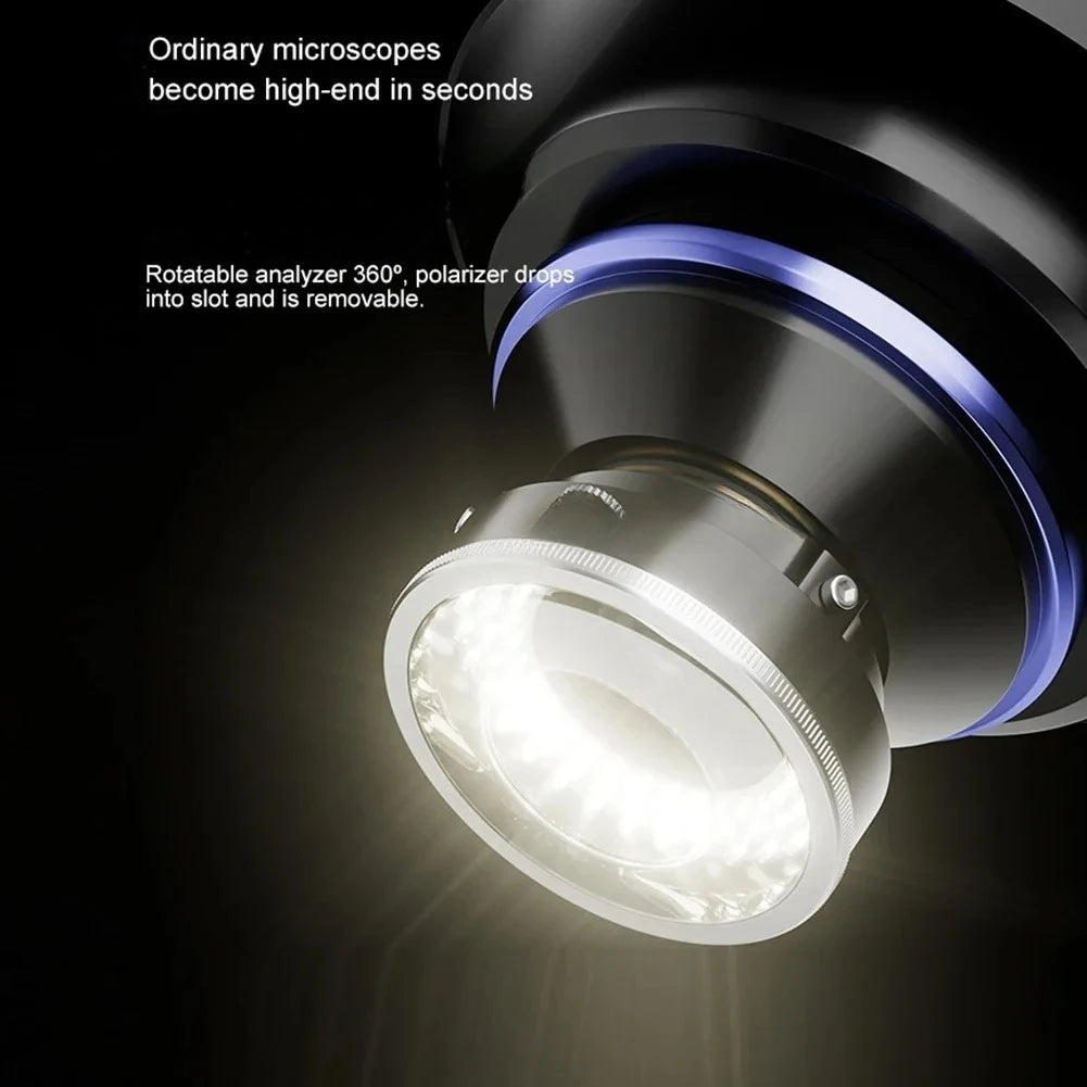 IFixes IL37 Microscope Polarized 96 LED Ring Light Lamp Anti Glare Illuminators Remover Glare Restoring Colors Soldering Repair Peaceful Pleasures Health and Wellness