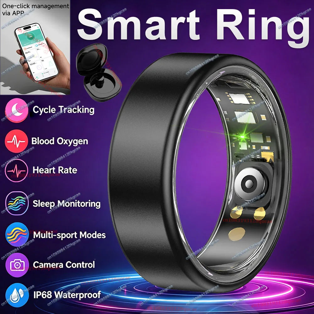 R10 Smart Ring – Heart Rate, Sleep & SpO2 Monitor, 5ATM