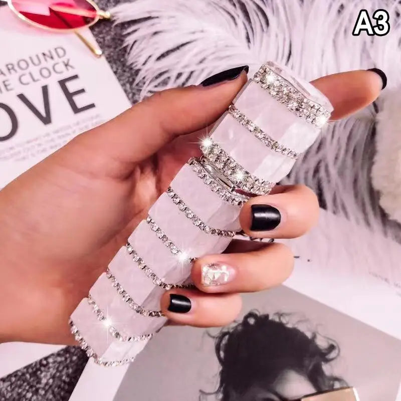 Rhinestone Refillable Perfume Atomizer 12ml Travel Spray Bottle