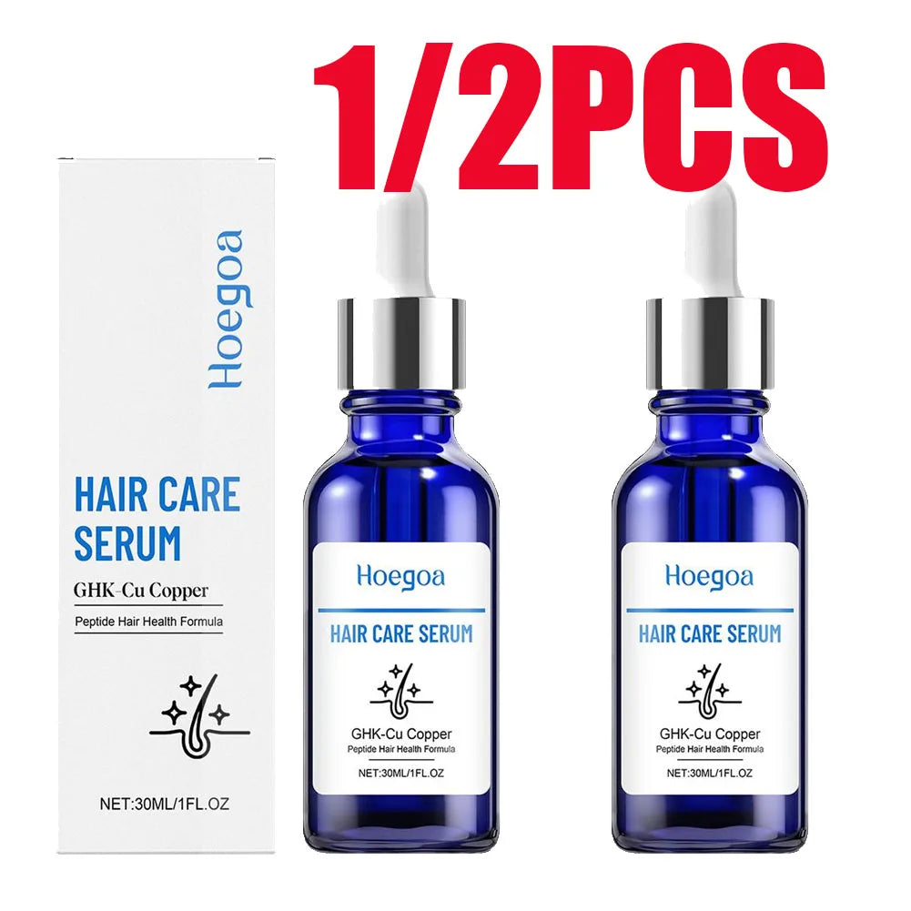 Copper Peptide Hair Serum Ghk-Cu Peptide for Hair Growth Scalp Moisturizer Advanced Regrowth Treatment Root Strengthen Hair Oil Peaceful Pleasures Health and Wellness