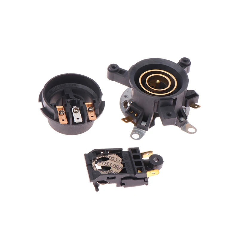 Electric Kettle Base Thermostat Switch Connector Coupler Socket Kettle Replacement Part Peaceful Pleasures Health and Wellness 1set Black