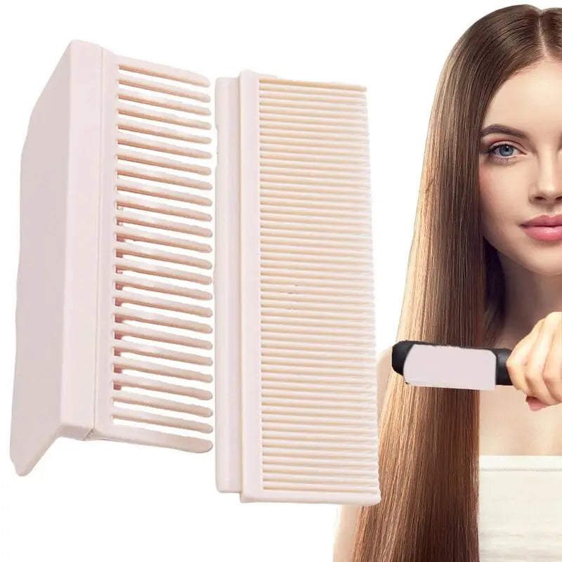 Flat Iron Comb Attachment | Hair Straightening Tool
