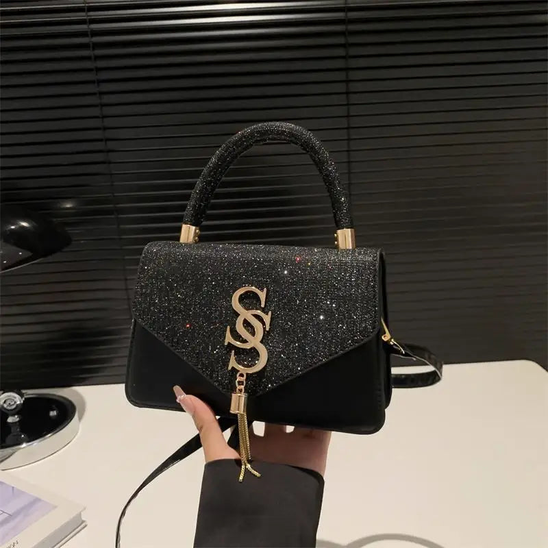 Sparkly Rhinestone Evening Bag – Women's Luxury Shoulder Purse
