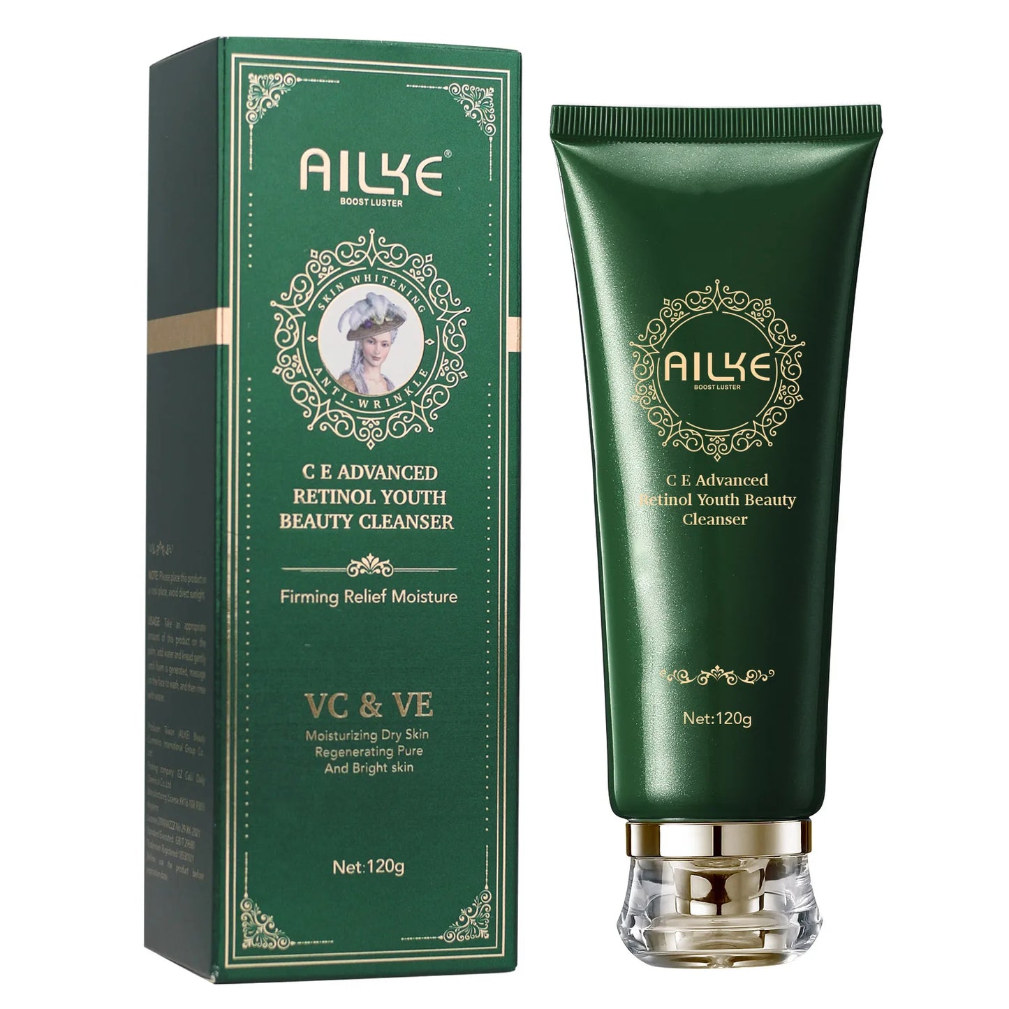 AILKE Retinol & Vitamin C Facial Cleanser – All Skin Types