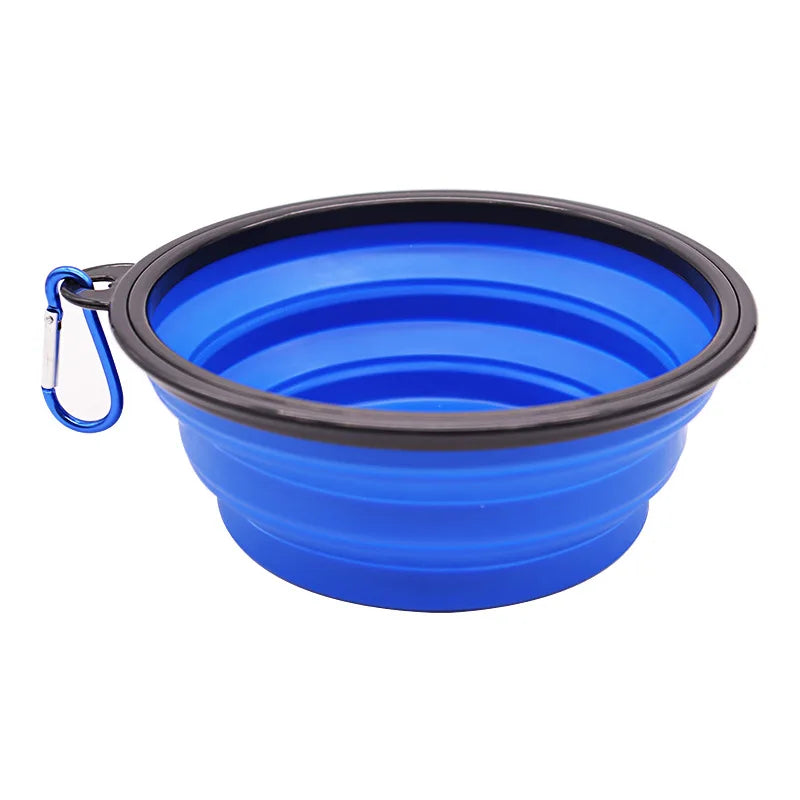 Collapsible TPE Pet Travel Bowl for Dogs & Cats – 350ml