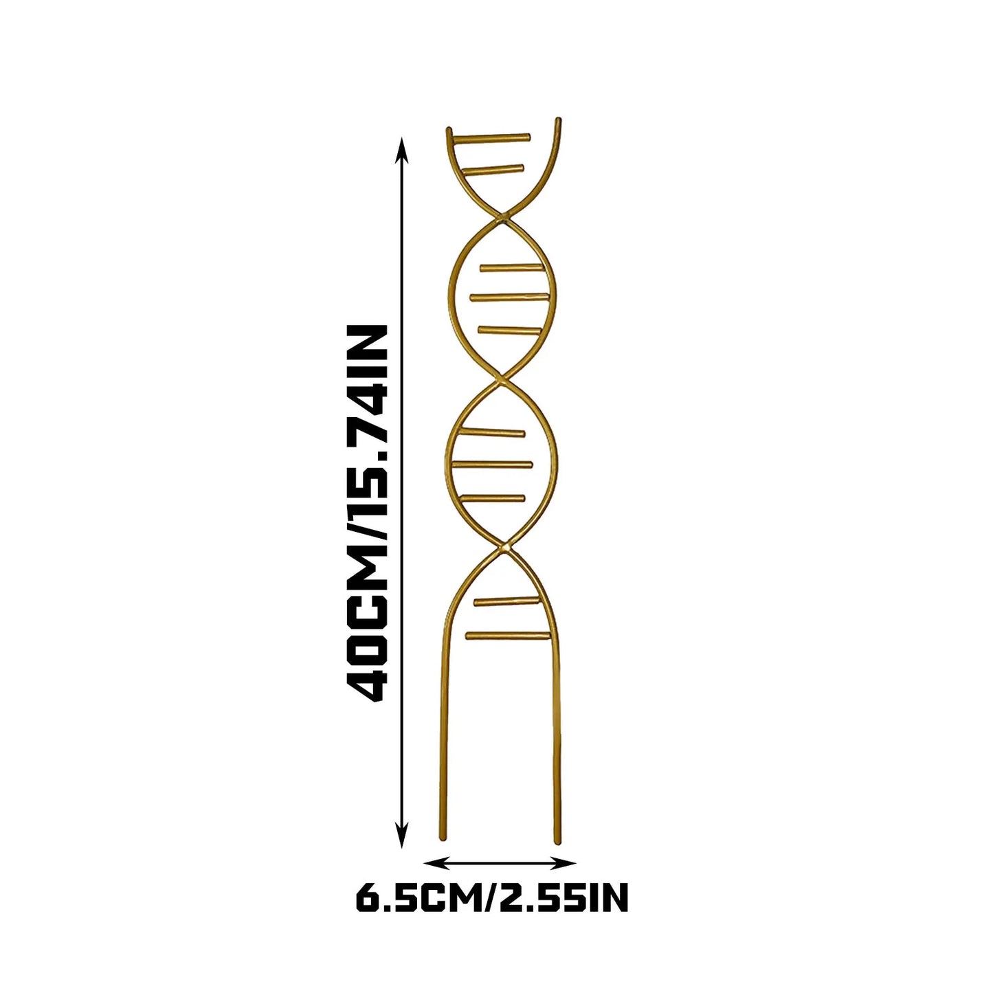 Metal DNA Plant Trellis – Climbing Vine & Flower Support Stake