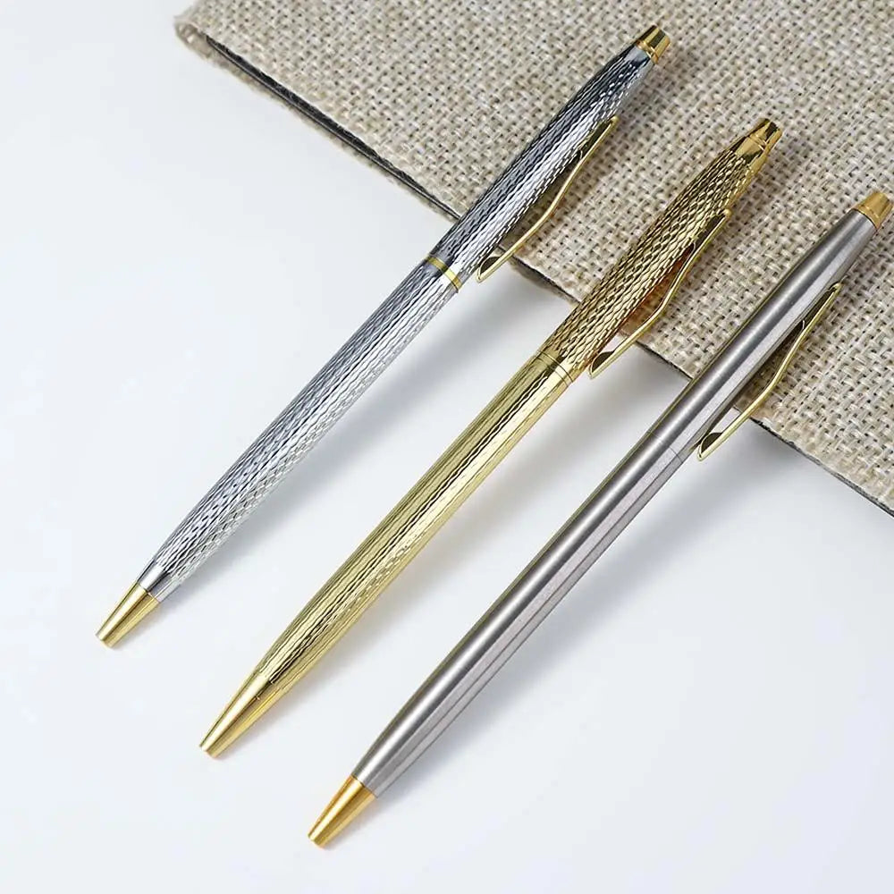 Ink Smooth Black Ink Gift School Office Supply Writing Tools Stationery Ballpoint Pen Metal Pen Sign Pen Gel Pen Peaceful Pleasures Health and Wellness