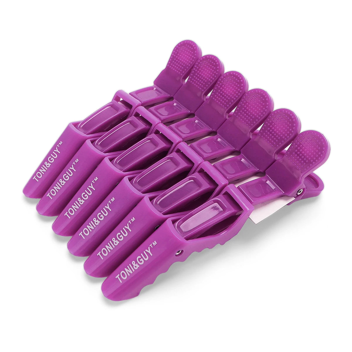 6Pcs Salon Alligator Hair Clips Traceless Hairdressing Clips Claws Section Barbershop Beauty Styling Tools Hairpin Accessories Peaceful Pleasures Health and Wellness purple