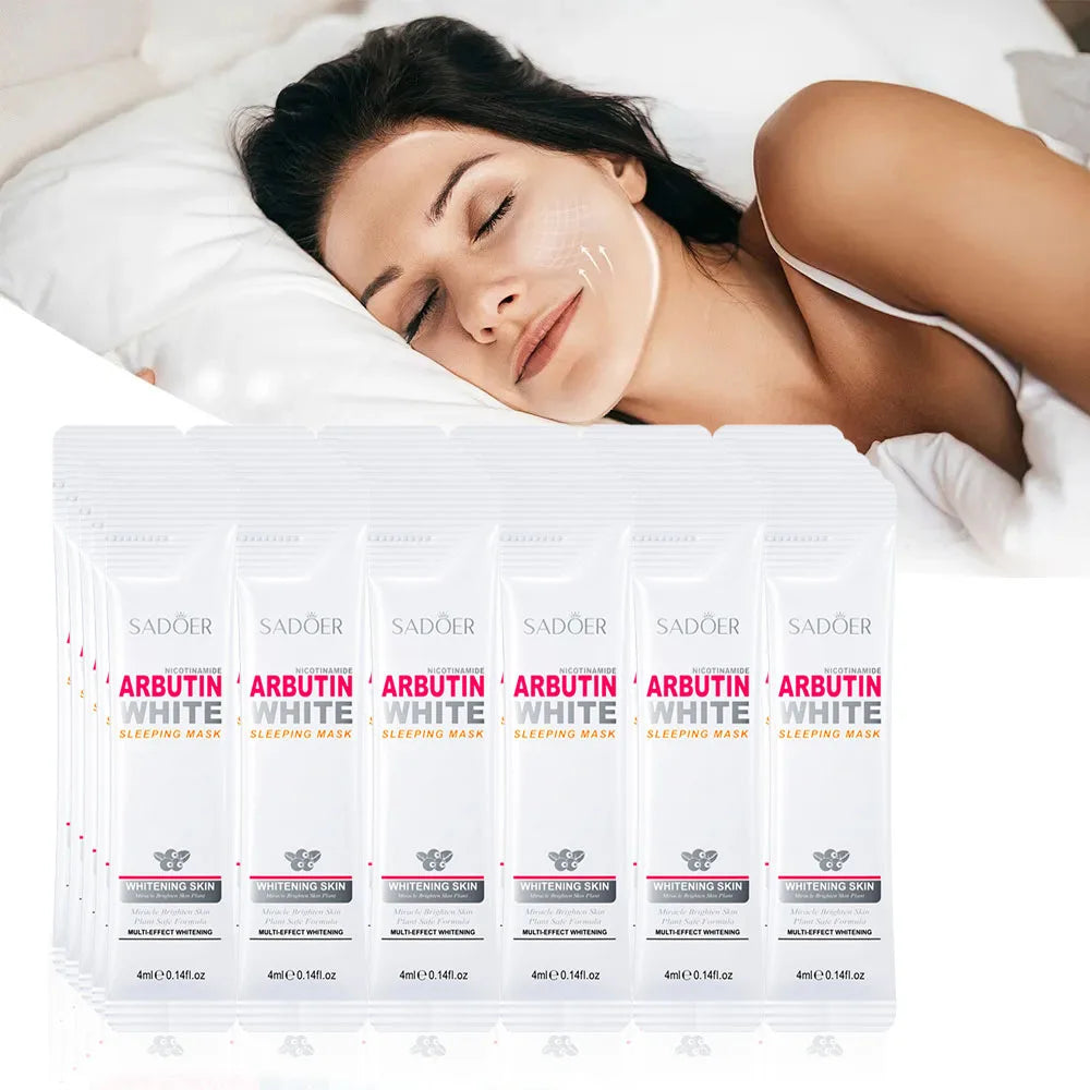 SADOER Rice Raw Pulp Sleeping Face Masks 30pcs – Whitening