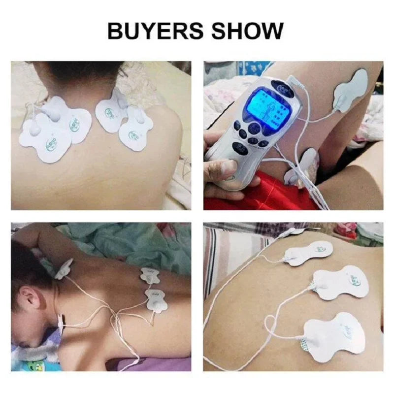 TENS EMS Electrode Replacement Pads – Self-Adhesive Gel Pads