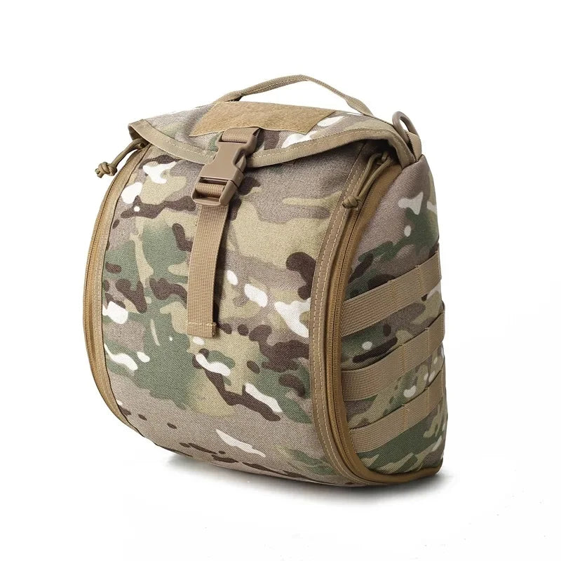 Tactical Helmet Bag Airsoft Anti-virus Carrier Bag Bulletproof Helmet Box Outdoor Storage Molle Bag For Fast MICH Wendy Helmet Peaceful Pleasures Health and Wellness