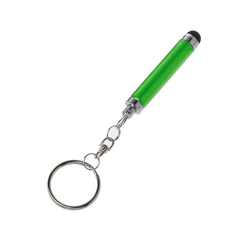 Key Chain Short Capacitance Pen For Phone Touch Screen Accessory Touch Pen For Cell Phone Universal Stylus Pen For Tablet Pen Peaceful Pleasures Health and Wellness Green