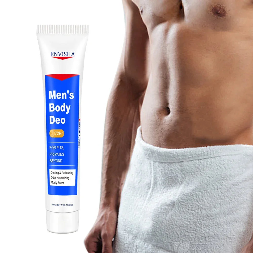 ENVISHA Men's 72-Hour Deodorant Body Lotion – Intimate Care Peaceful Pleasures Health and Wellness
