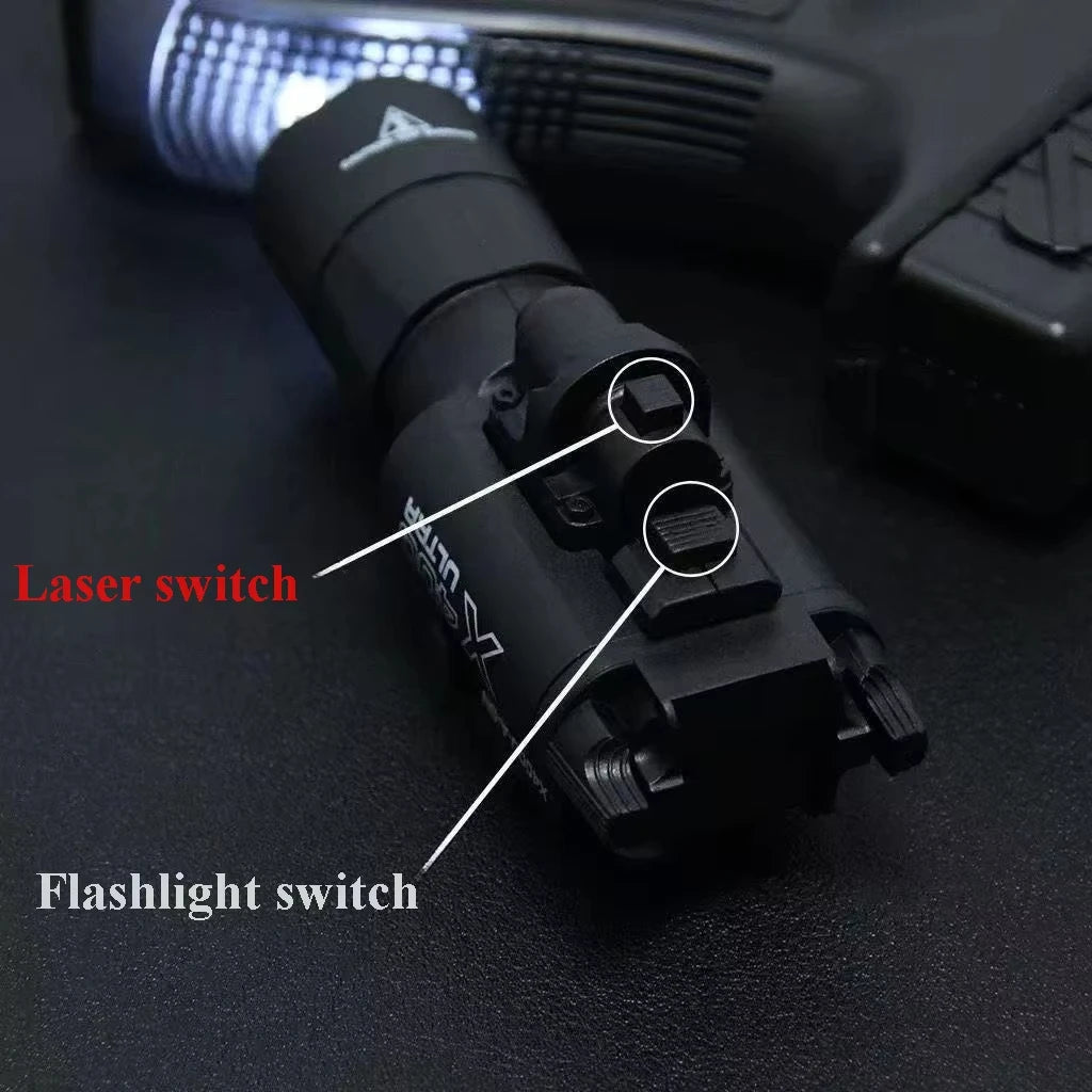 1/3/5pcs Nylon X400U Series Hanging LR Flashlight LED For Tactical Airsoft Scout Pistol Gun Hunting Light X400 Toys Peaceful Pleasures Health and Wellness