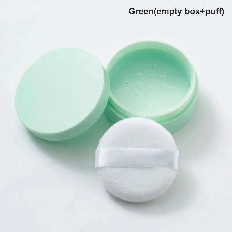 5g Refillable Loose Powder Jar with Puff & Sifter Lid