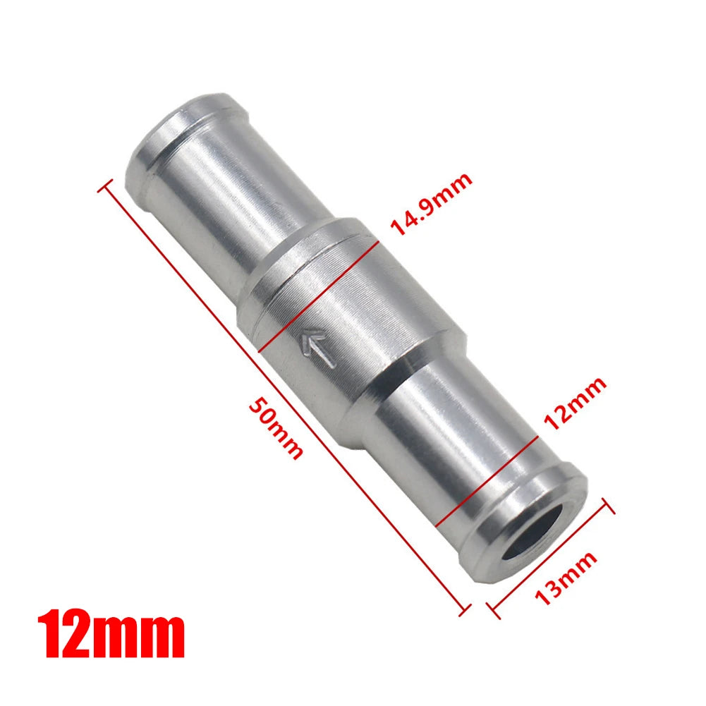 6- Inline Way Non-return Check Valve Auminium Fuel Water Gas Air