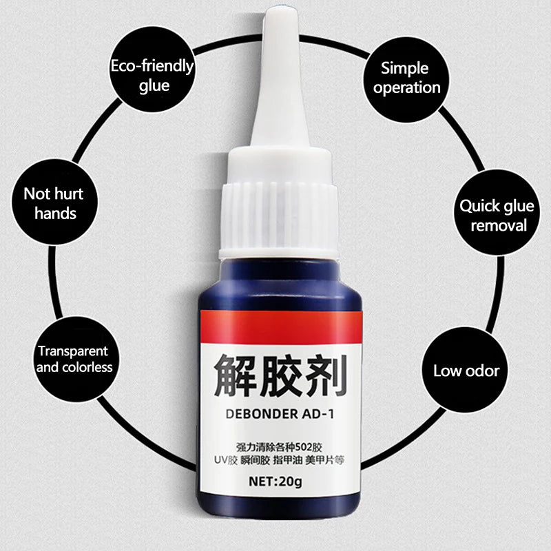 Multipurpose Gel Glue Remover – Fast-Acting Adhesive Solvent