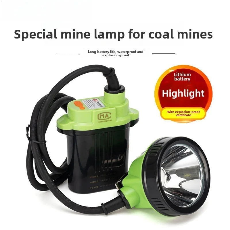 SHINEKNOT LED Split Mining Helmet Headlight | Waterproof 10W