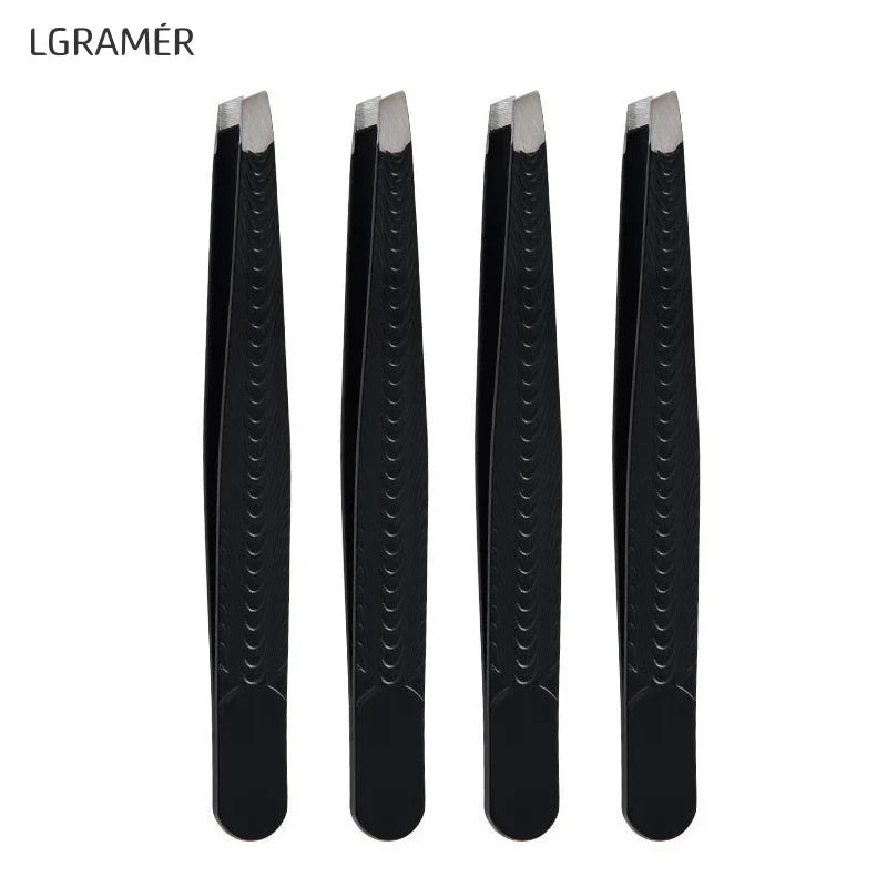 Stainless Steel Eyebrow Tweezers – Precision Hair Removal Tool