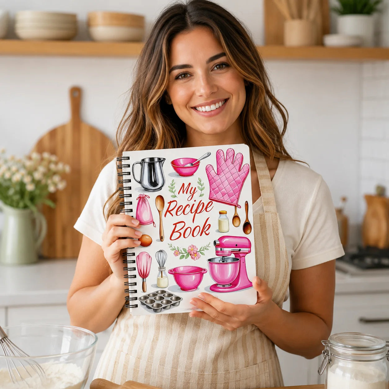 My Recipe Book Spiral Bound Baking Notebook A5 Kitchen Organizer