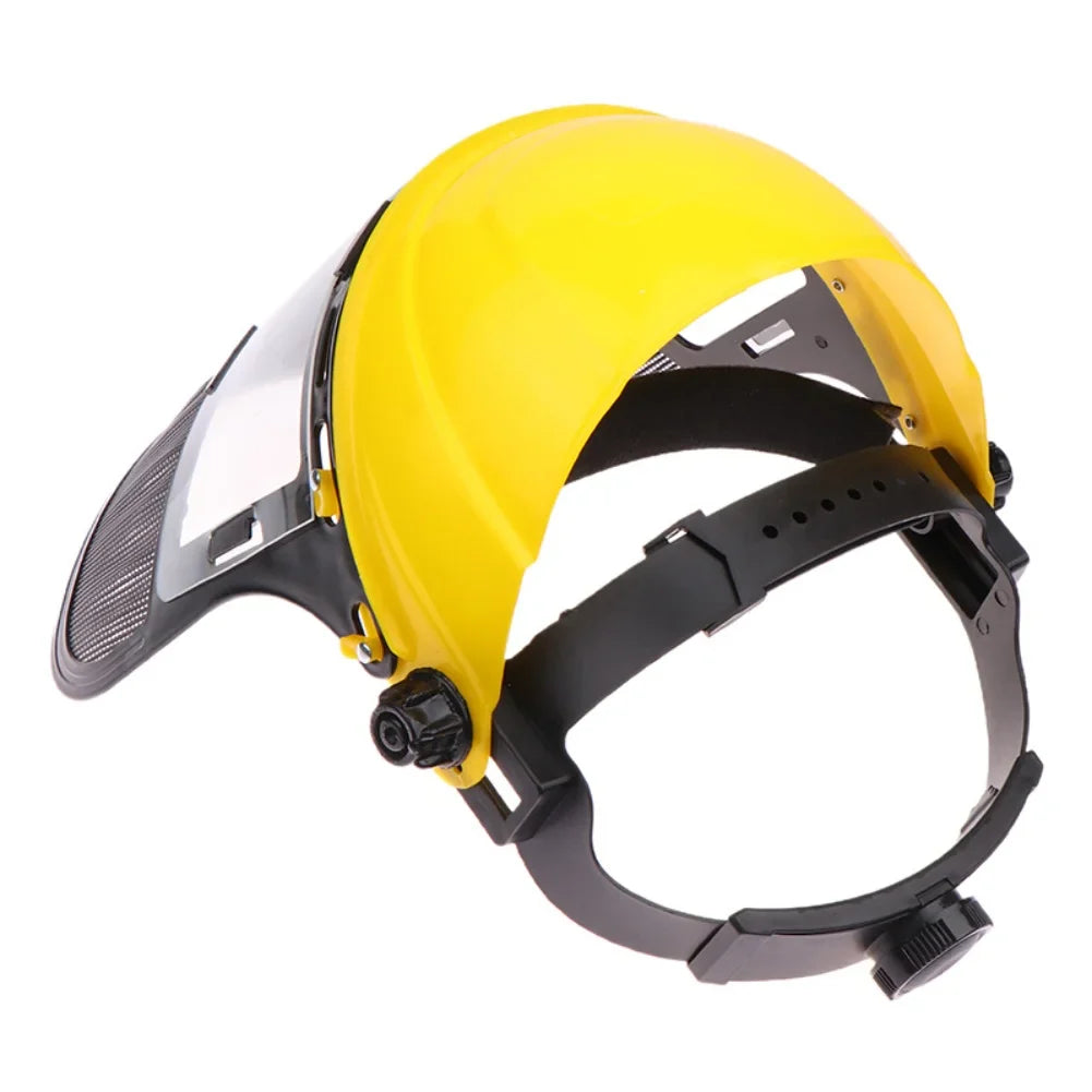 Full-Face Mesh Safety Helmet | Lawn Mowing & Forestry