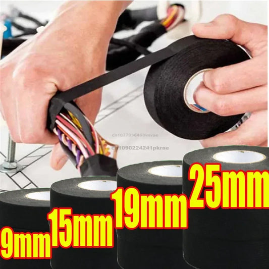 Black Automotive Flannel Cloth Tape – Heat Resistant & Waterproof Automotive Cloth Tape Oasis Select