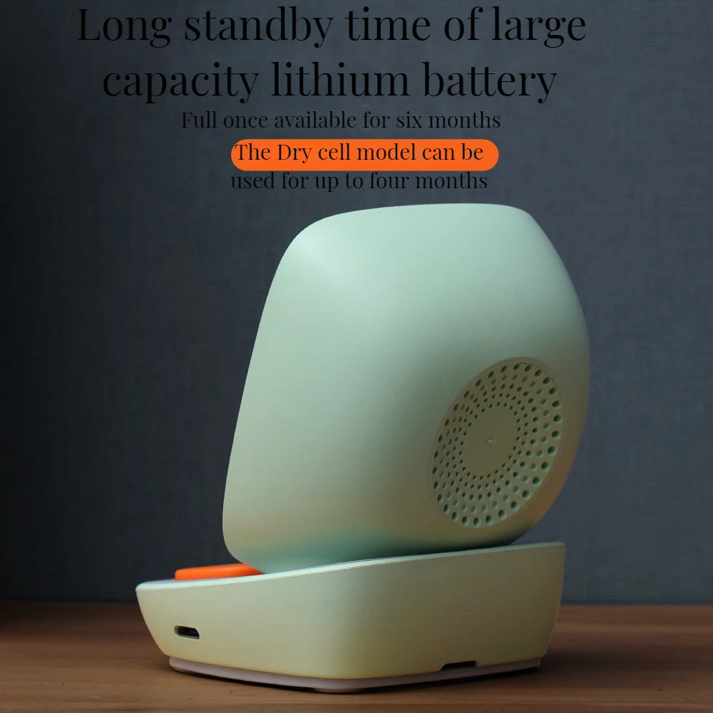 Small Computer Charging Alarm Clock Children's Style Digital Display Small Night Light Simple Student Alarm Clock Peaceful Pleasures Health and Wellness