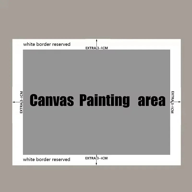 Abstract People Walking Wall Art Unframed Canvas Poster - Modern Figurative Wall Decor - Contemporary Human Movement Painting Peaceful Pleasures Health and Wellness