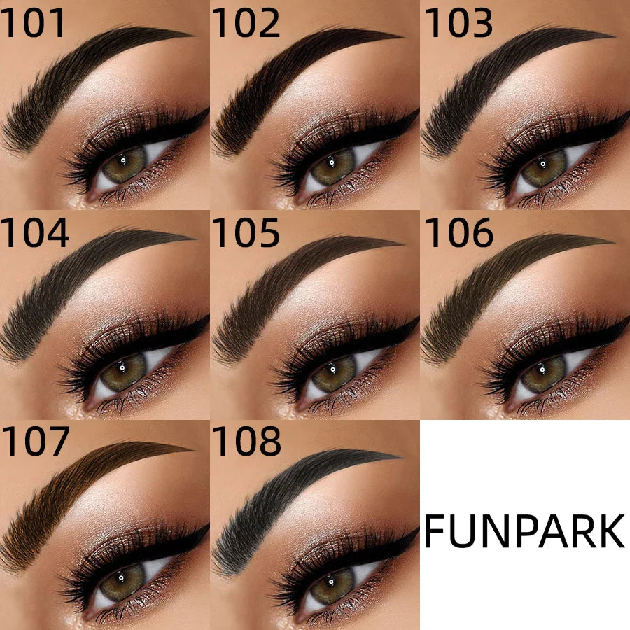 FUNPARK Microblading Eyebrow Pen – 8 Colors, Waterproof