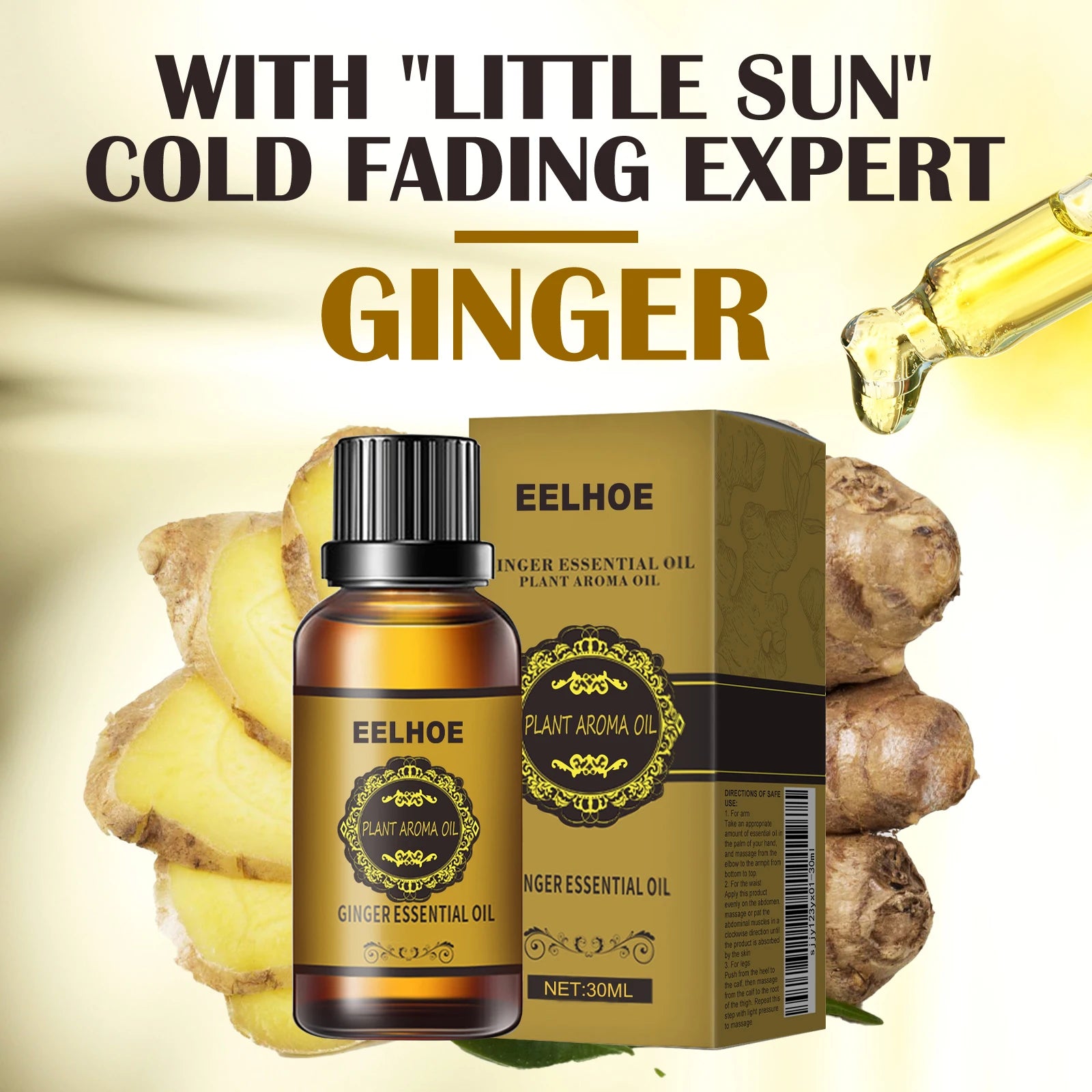 Ginger Essential Oil – Slimming Massage & Anti-Cellulite Oil Peaceful Pleasures Health and Wellness