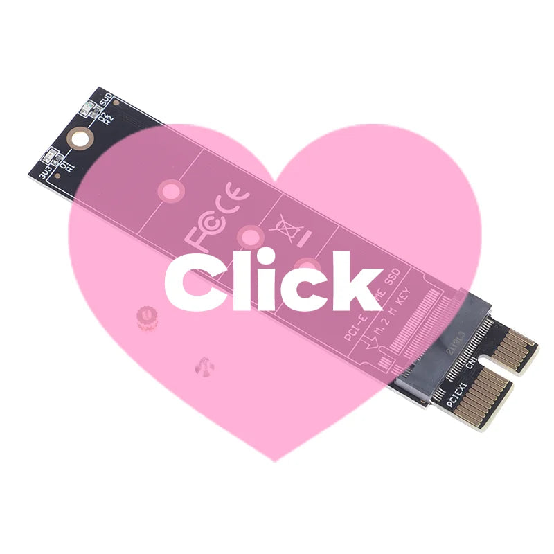 PCIe to M.2 NVMe SSD Adapter – M Key Riser Card for Desktop