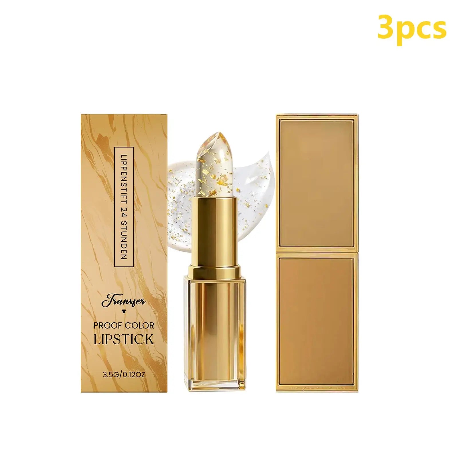 Color Changing Lipstick with Hyaluronic Acid Peaceful Pleasures Health and Wellness 3pcs