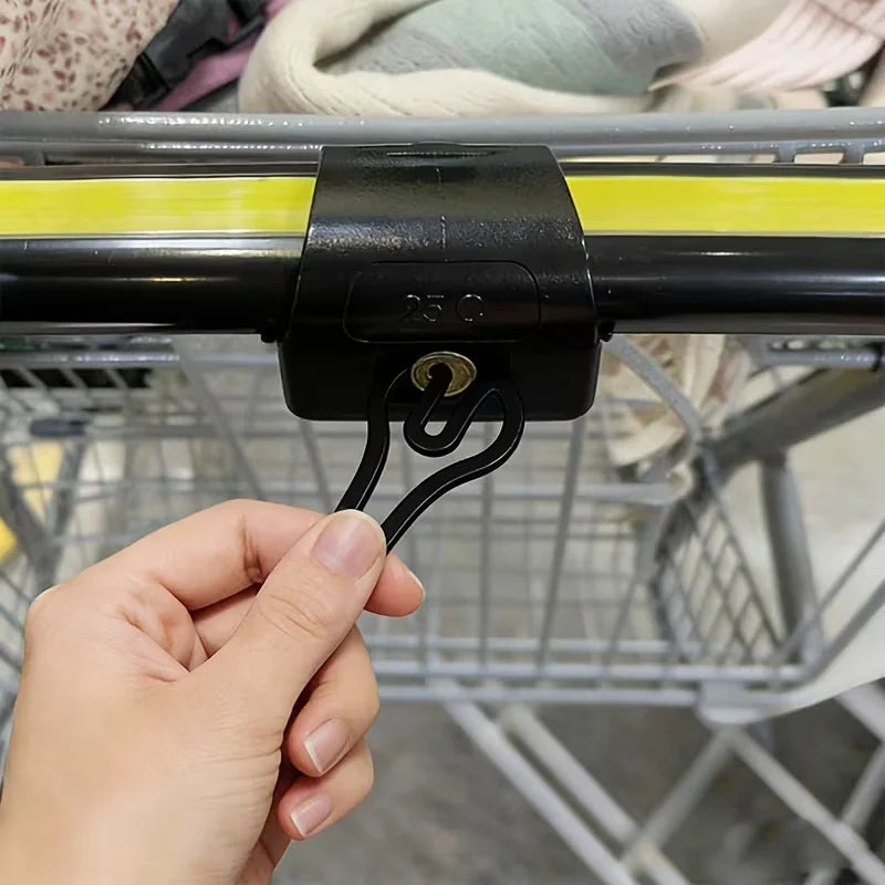 Shopping Cart Token Keychain Supermarket Trolley Unlocking Tool 3D