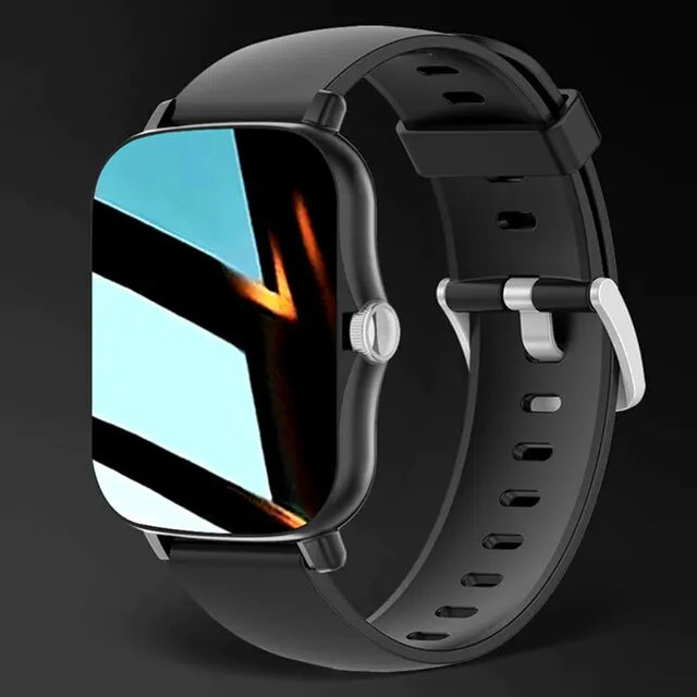 New Smart Watch 2.01 Inch HD Display Answer Make Call Message Preview Sport Modes Smartwatch DIY Dial Weather Forecast Men Women Peaceful Pleasures Health and Wellness Black 1