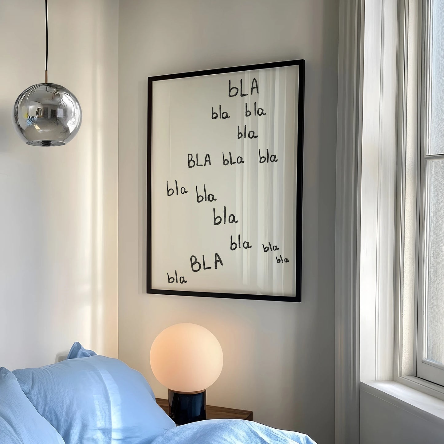 Modern Minimalist Typography Canvas Wall Art Print | Home Decor