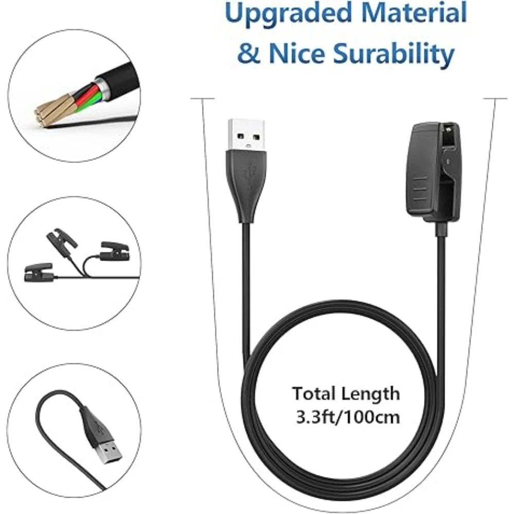 Garmin Forerunner 235 735XT 645 Replacement Charging Clip Cable Peaceful Pleasures Health and Wellness