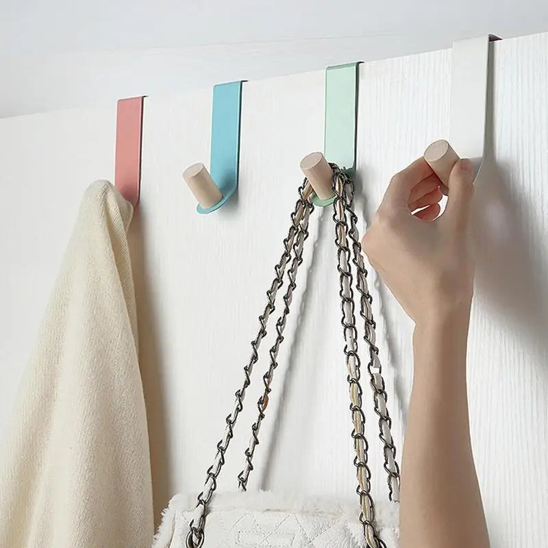 Wreath Hanger For Front Door Wreath Hook Front Door Garland Metal Hanger Hook Non-Scratch Christmas Decor Door Hook With Ball Peaceful Pleasures Health and Wellness