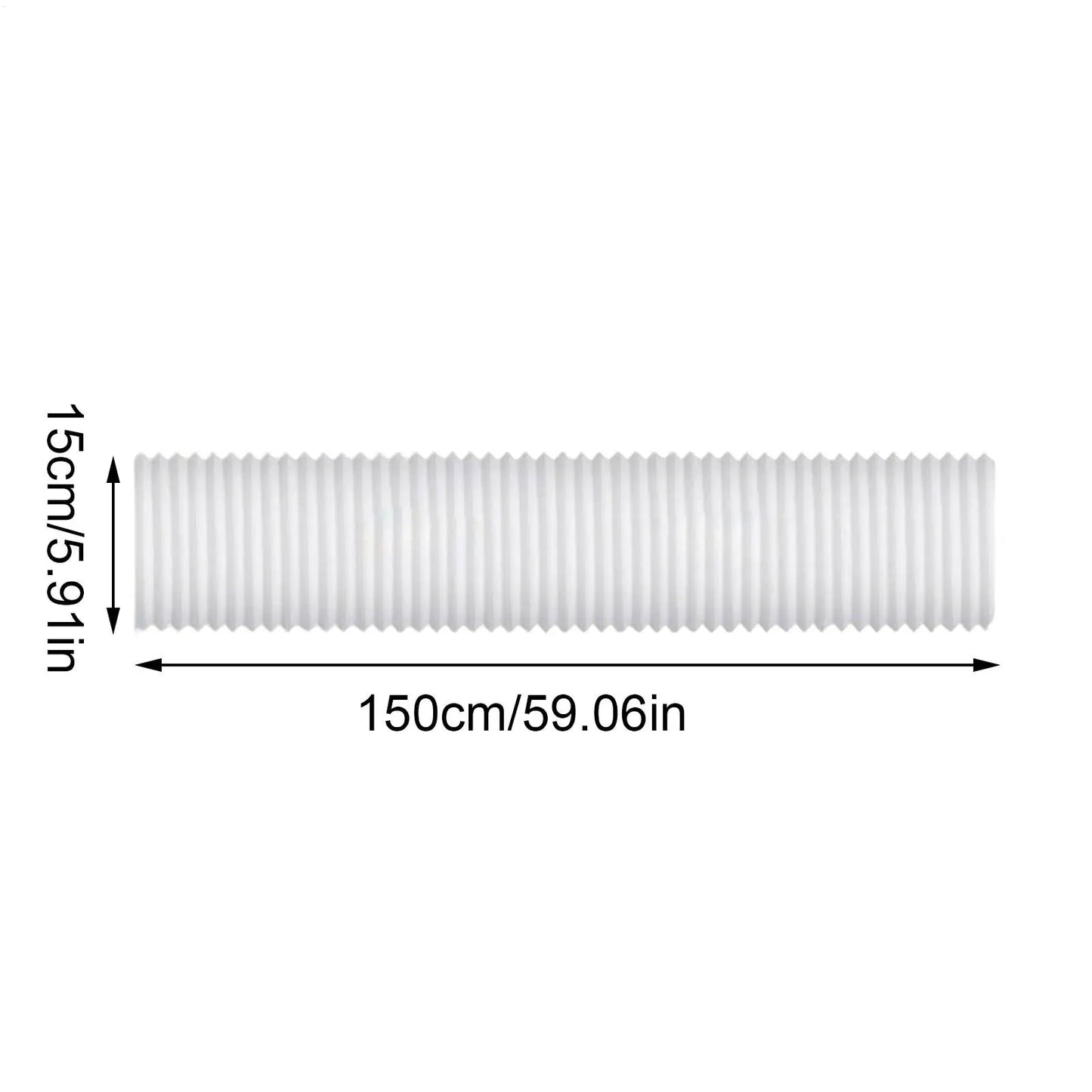 Portable AC Hose Connector 130mm 150mm Snap-Fit Pipe Joint