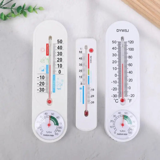Wall-Mounted Hygrometer Thermometer Humidity Gauge for Home with Hanging Feature - Temperature &Humidity Meter for Breeding Room Peaceful Pleasures Health and Wellness