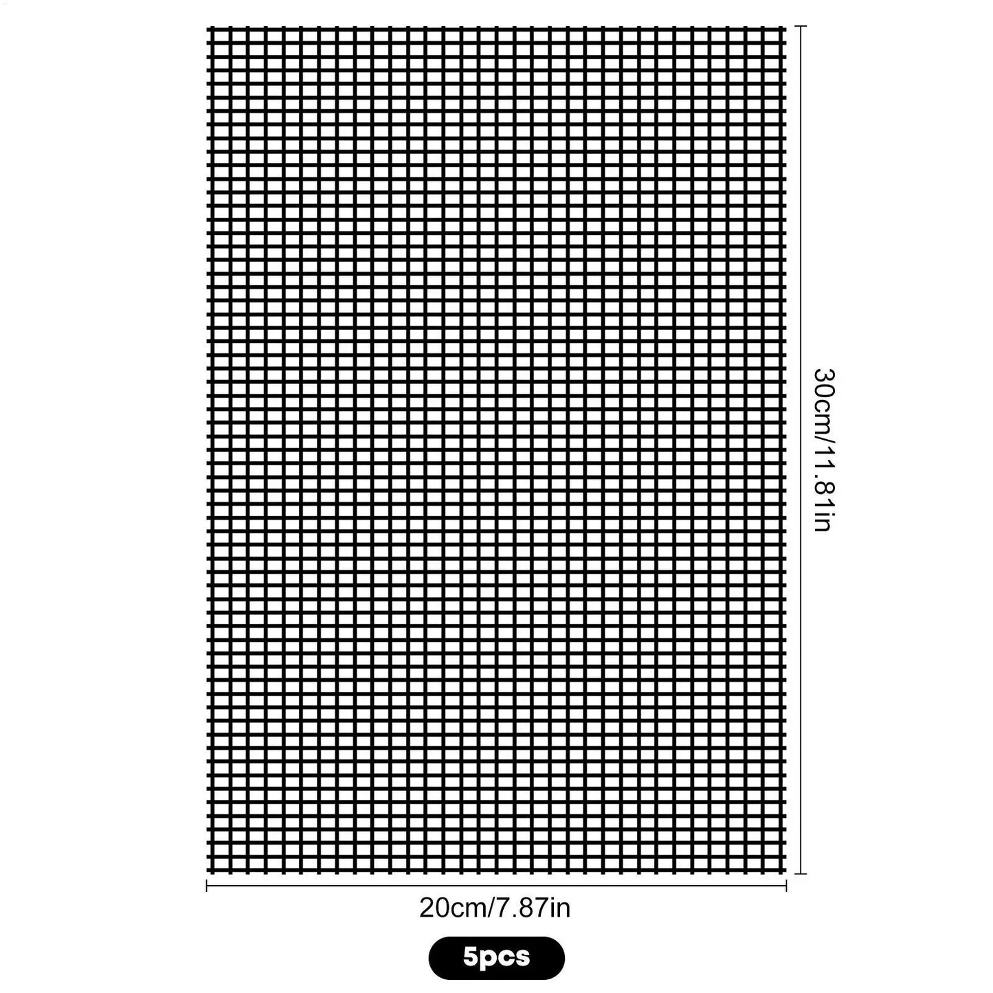 Flower Pot Drainage Mesh Pads 5-Pack | Cuttable Fiberglass Mat