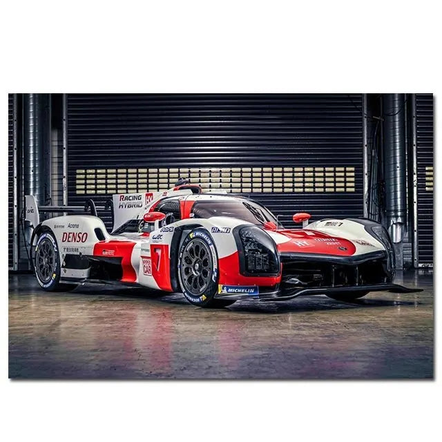 Supercar Canvas Wall Art | Sport Car Poster for Living Room Canvas Wall Art Peaceful Pleasures Health and Wellness