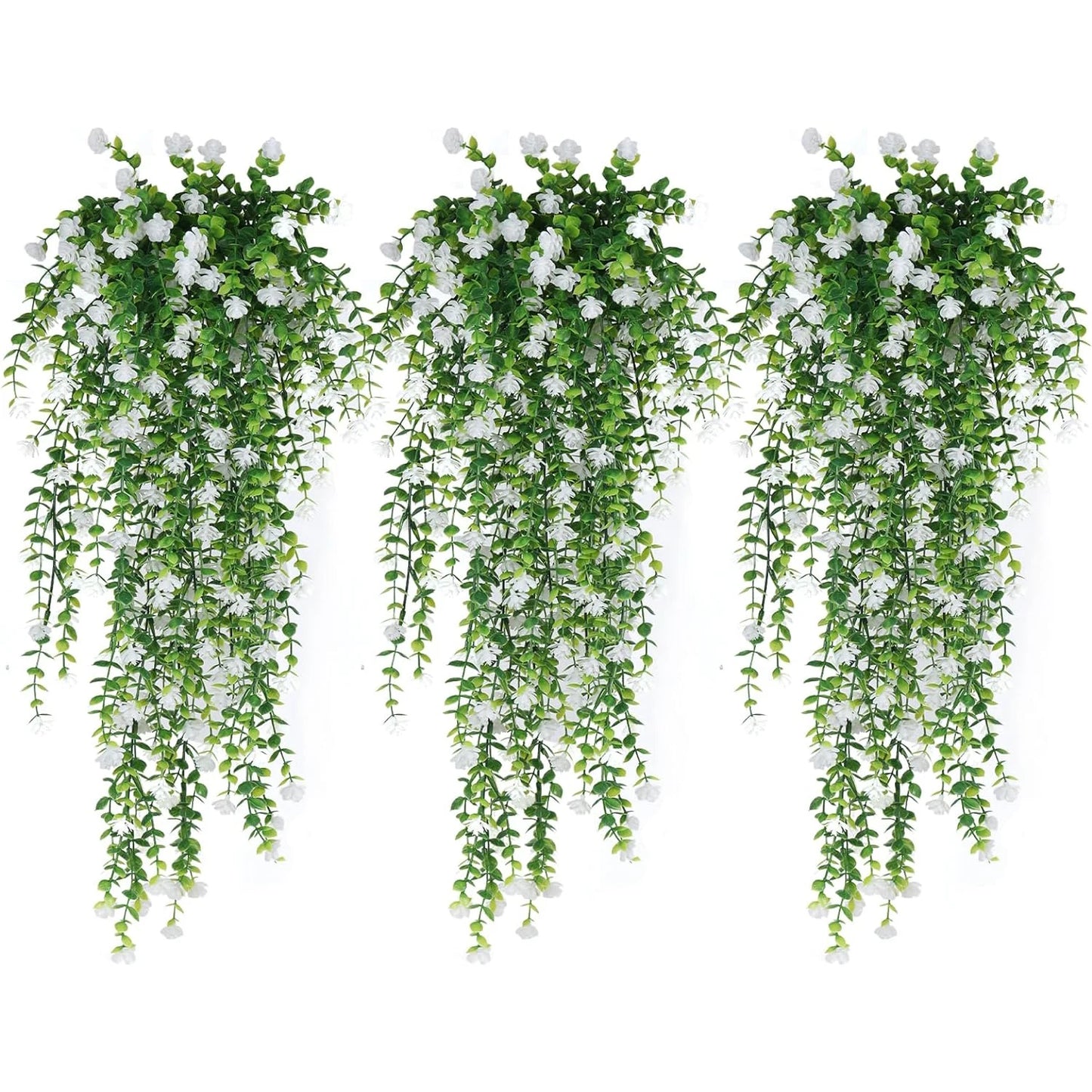 Artificial Eucalyptus Camellia Vine | UV-Resistant Faux Plant