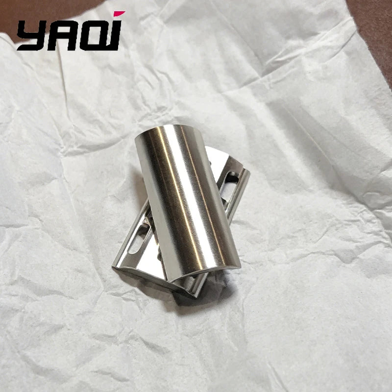 2026 Yaqi SLOPE Slant Safety Razor Head 316 Stainless Steel 0.90mm Blade Gap 43mm Length 24.6mm Width for Smooth Shaving Peaceful Pleasures Health and Wellness