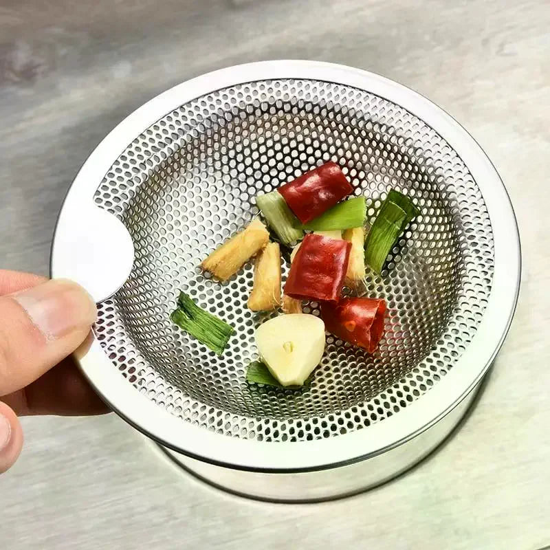 Stainless Steel Sink Drain Strainer Set | 3 Sizes Fine Mesh Sink Drain Strainer Peaceful Pleasures Health and Wellness